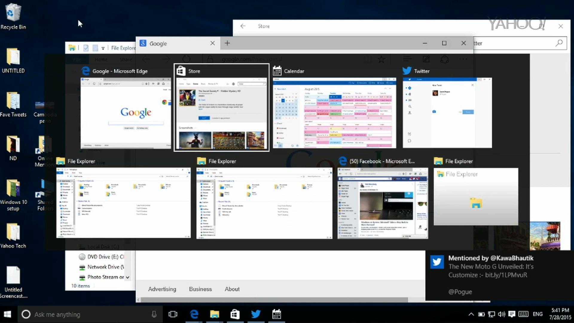 use task view windows 10