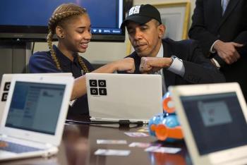 Obama Announces Major Computer Programming Push in U.S. Public Schools