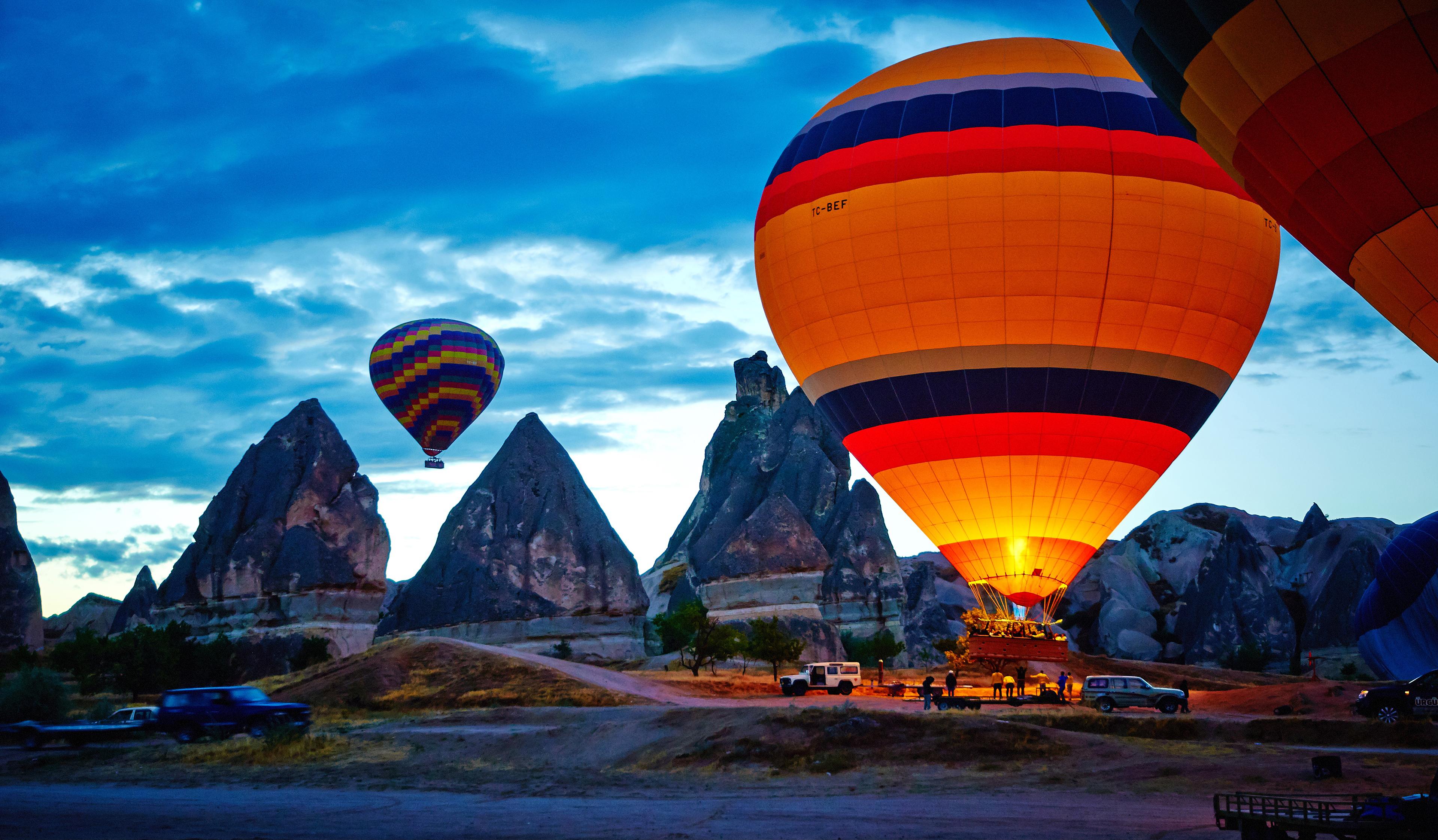 where are hot air balloons in turkey