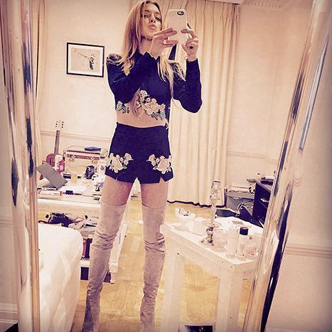 Lindsay Lohan Dresses Up Like Sharon Tate on Charles Manson's Birthday