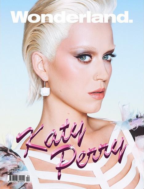 Katy Perry Goes Blonde (and Red) for Wonderland Magazine