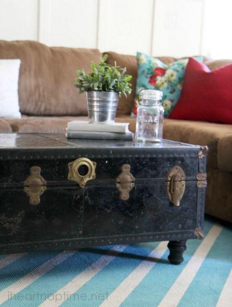 8 DIY Upcycle Coffee Table Ideas that Prove It's Not Hip to Be Square