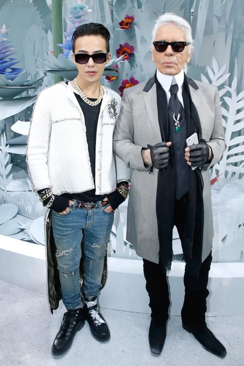 GDragon Cara Delevingne gây náo loạn show Chanel