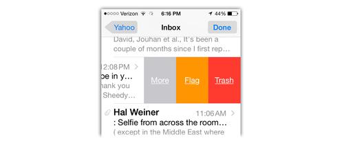 iOS 8 changes to Mail app