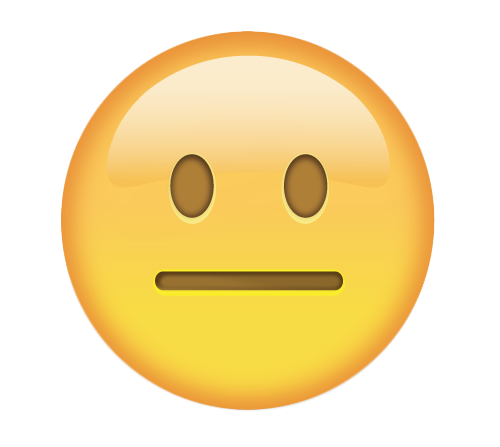 serious emoji