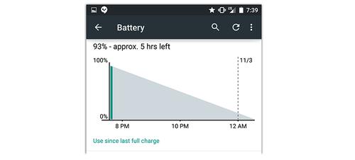 Android Lollipop settings screen