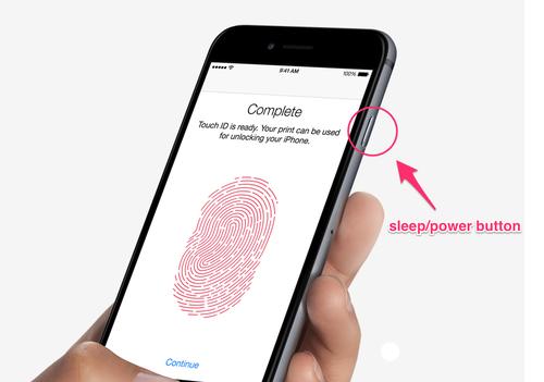 iPhone 6 sleep/power button