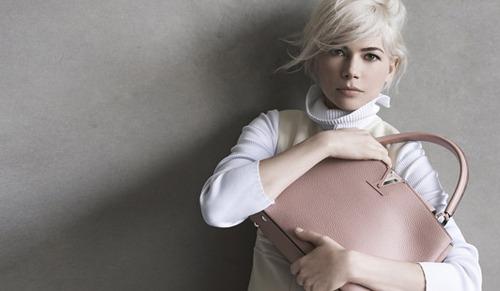 Michelle Williams's Louis Vuitton Campaign Hair and Bangs by Odile Gilbert