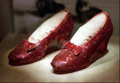 judy garland red ruby shoes