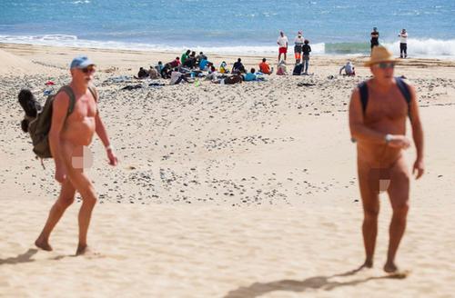 Nude Beach Grip - Ebola Panic Grips Nude Beach