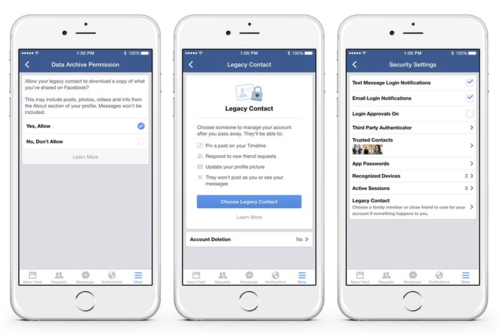 Facebook Now Lets You Choose Who Controls Your Account After You Die