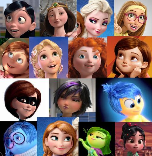 Proof That All Female Disney Characters 'Have The Same Face'
