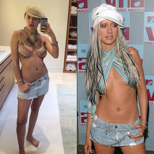 Tallulah Willis Goes "Dirrty" Channeling Christina Aguilera