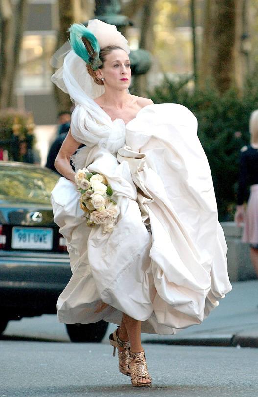 Dress Like Carrie Bradshaw on Your Wedding Day Courtesy of