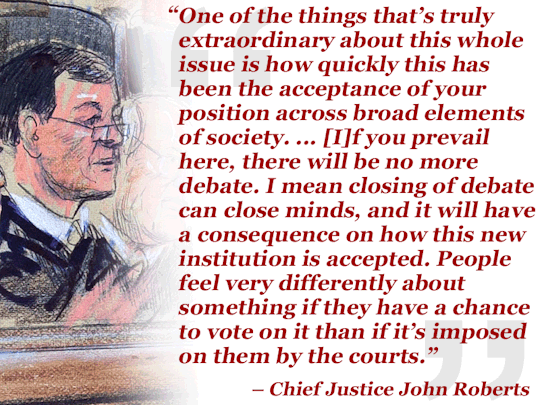 The Supreme Court Gay Marriage Arguments What The Justices Revealed — Quote By Quote