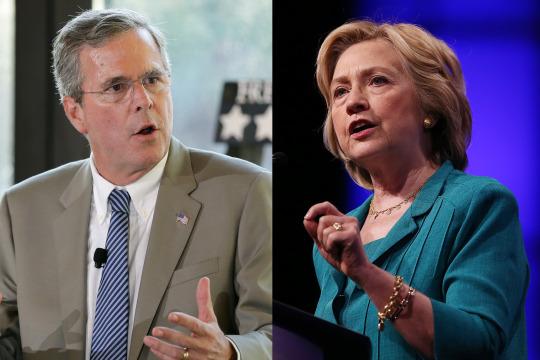 Florida face-off: Clinton and Bush offer stark contrast in strategies