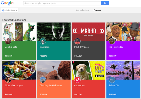 Google+ Takes on Pinterest With Collections, a New Sharing Feature