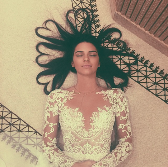 Kendall Jenner Just Beat Kim & Kanye’s Instagram Record