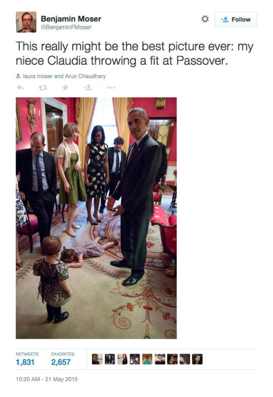 Little Girl’s Temper Tantrum at the White House Leaves President Obama Speechless