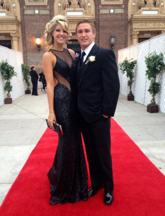 Black Prom Dress with Date