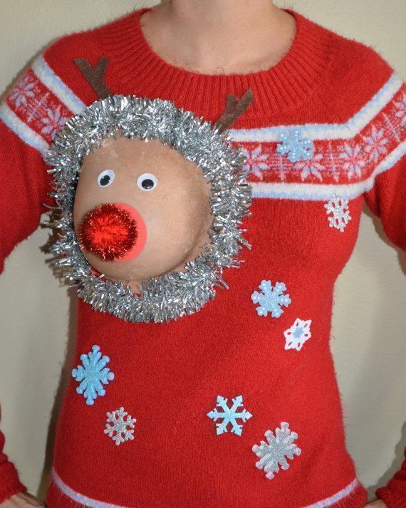 Sexy Ugly Christmas Sweater' Is Perfect for Breastfeeding