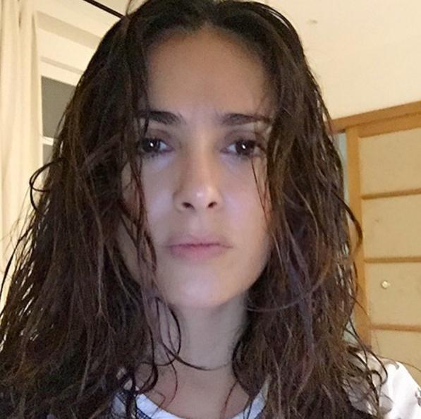 Salma Hayek, Beyoncé, Sofia Vergara, and More Flaunt Makeup-Free