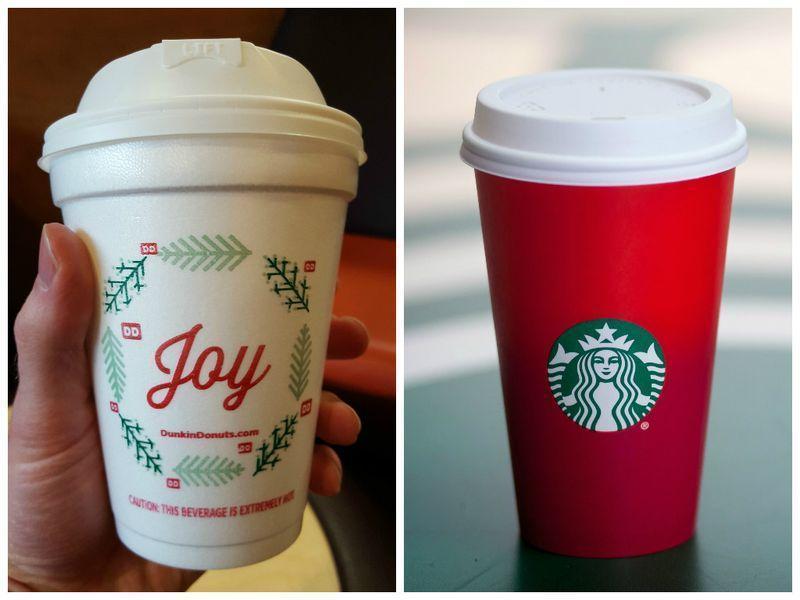 Starbucks Christmas cup brews controversy on social media