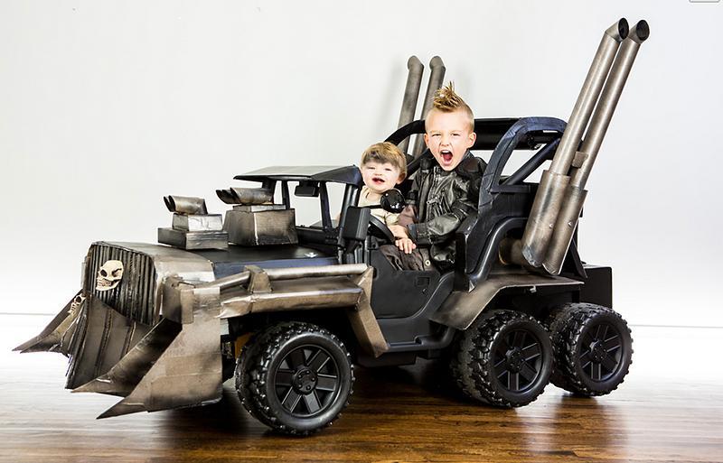 Estos chicos estrenarán en Halloween un carrito inspirado en Mad Max