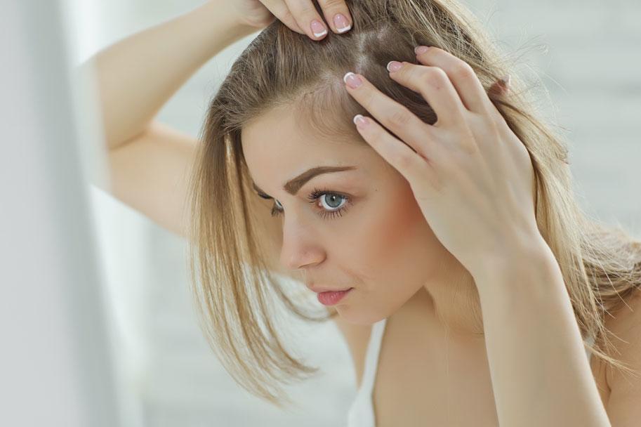 Back view of a bald mans head with short hair suffering from scalp acne  Small red iritating dots  itchy rash skin problem Stock Photo  Alamy