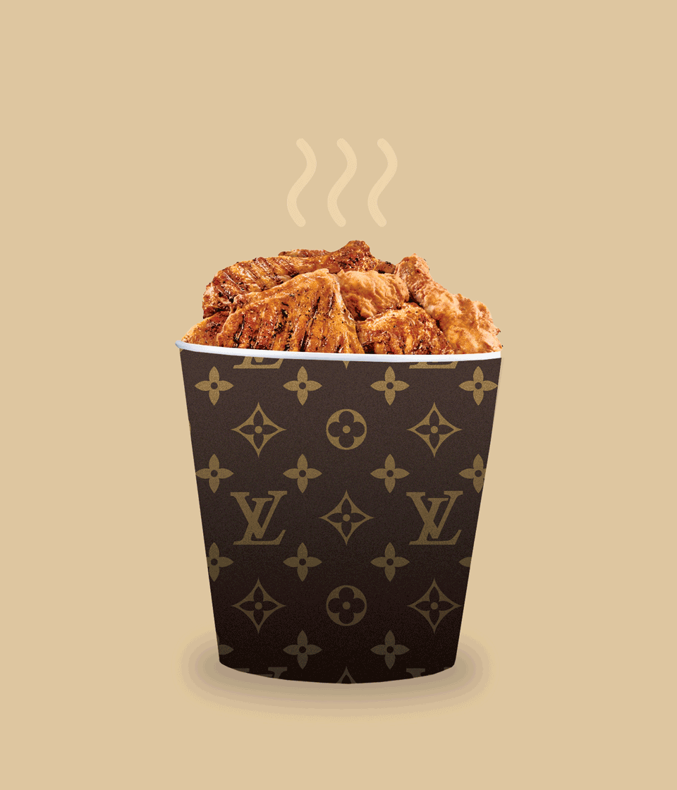 chicken with louis vuitton｜TikTok Search