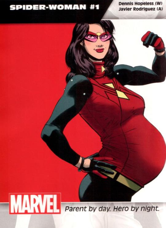 Spider Woman Pregnant