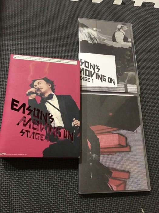 二手DVD 陳奕迅 Eason's moving on stage 1 香港演唱會 Live卡拉OK 3DVD RK