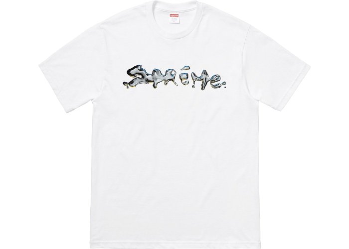 xsPC Supreme 2018 Liquid Tee 水銀字體黑白深藍米墨綠藍粉酒紅| Yahoo