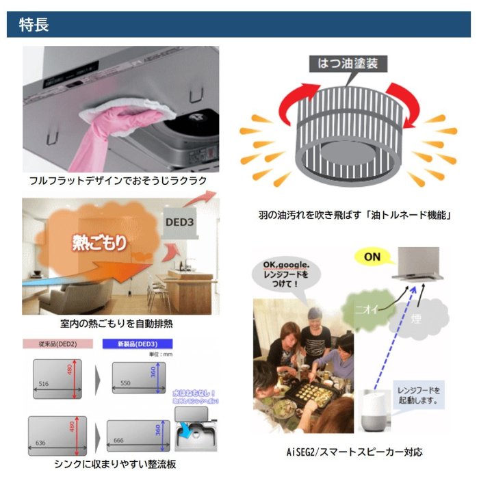 【日本製】 PANASONIC 廚房排油煙機 FY-90DED3-S 附遙控器