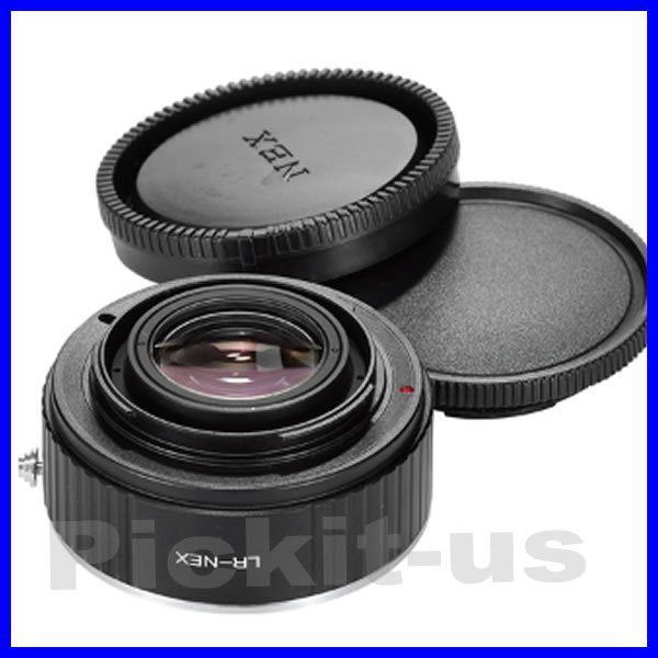 Lens Turbo減焦增光LEICA R LR鏡頭轉Sony NEX E卡口轉接環NEX-3 NEX-5 NEX-7