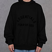 【HYDRA】Fear of God Essentials Black Bonded Hoodie 帽踢【FOG45】