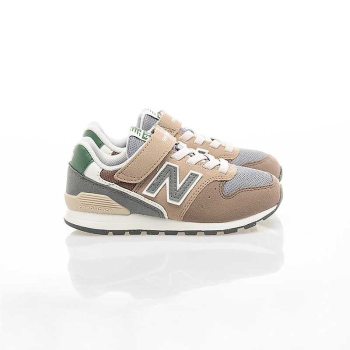 【豬豬老闆】NEW BALANCE 996 復古 拼接 魔鬼氈 中童 卡其灰YV996MA3 灰粉藍YV996ME3