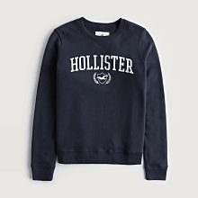 【HOLLISTER Co.】【HCO】HC女款厚長T白弧字穗鷗藍 F02230103-30