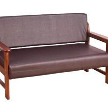 [家事達] TMT-CY-290-2 滿天星-皮面實木 雙人沙發椅 特價