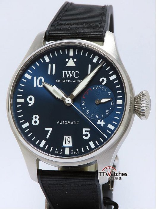 台北腕錶 IWC 萬國錶 Big Pilot  IW500916  7日鍊 46mm 大型飛行員 小王子 118505