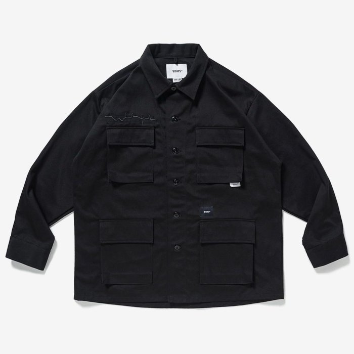 WTAPS 212WVDT-SHM02JUNGLE 01 / LS / COTTON. TWILL 四口袋外套