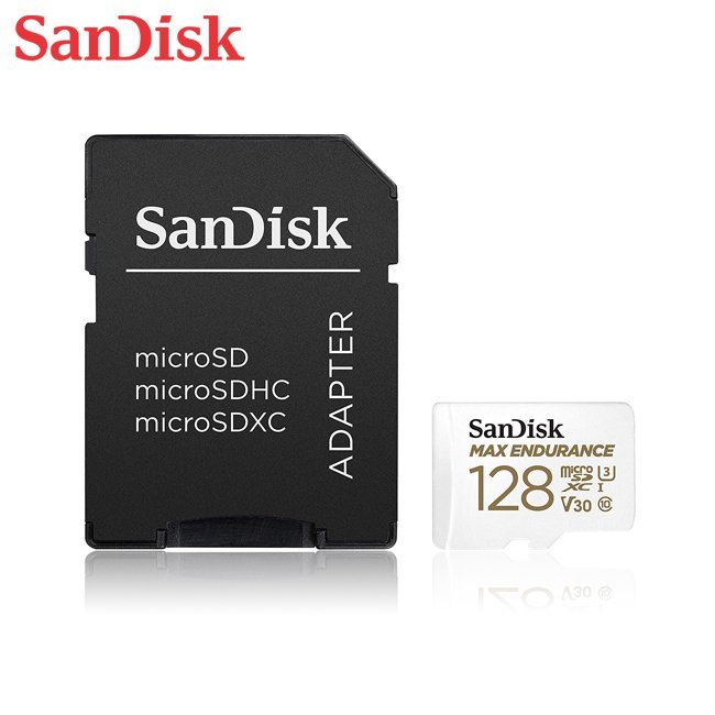 SanDisk MAX ENDURANCE MicroSD 128G 長時錄影專用 (SD-SQQVR-128G)