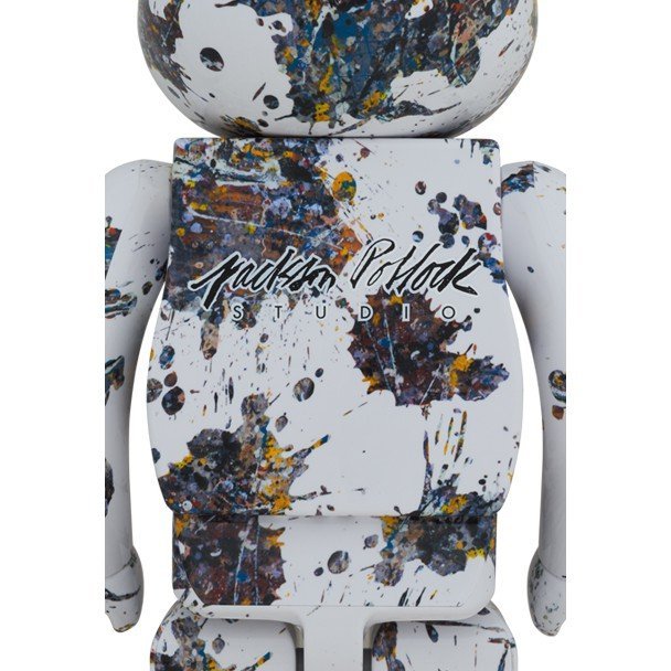 BEETLE BE@RBRICK JACKSON POLLOCK STUDIO SPLASH 潑墨100 400