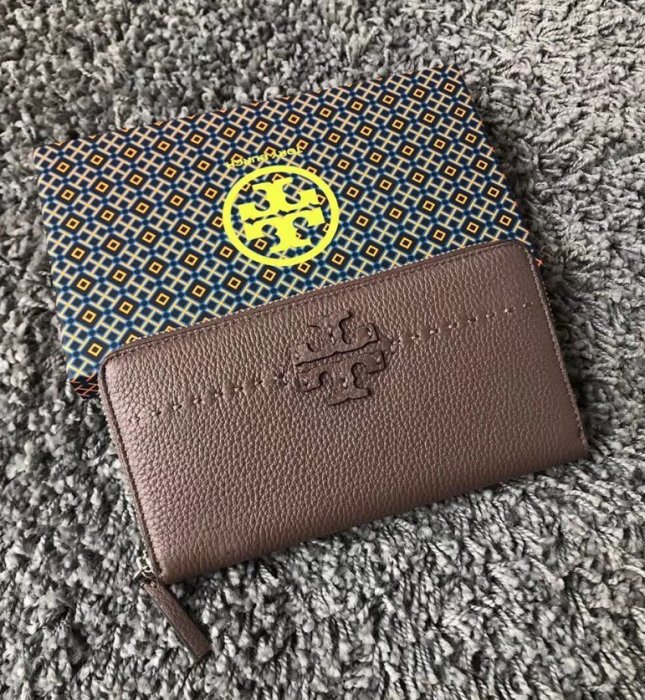 小皮美國正品代購 Tory Burch 197 四色可選 女生長夾拉鏈 YKK五金 多卡位多隔層 實用