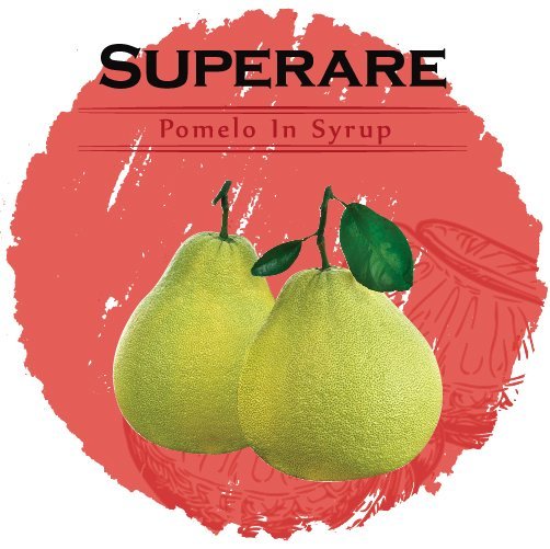 SUPERARE  糖水柚肉 即食罐 新鮮果肉 真空 手搖 剉冰 原料 飲品 團購 熱銷 不添加防腐劑