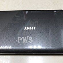 【MSI P600 I5 430M 二手機 中古機 遊戲 文書】15.6吋 2G  500G