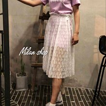 ☆Milan Shop☆網路最低價 正韓Korea專櫃款Best 高質感假兩件式蕾絲裙側綁帶洋2色$899(特價)