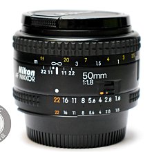 【台南橙市3C】NIKON AF NIKKOR 50MM F1.8  二手鏡頭 定焦鏡 #87254