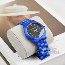 【茱麗葉精品】全新精品 MICHAEL KORS 專櫃商品 MK8760 Slim Runway 不鏽鋼大框腕錶.藍現貨