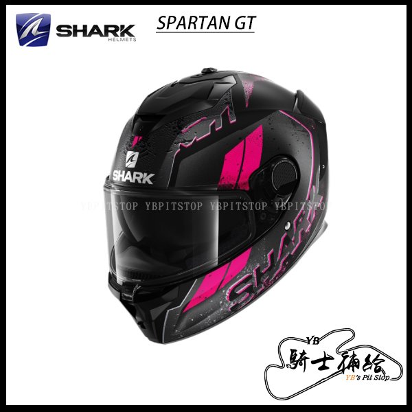 ⚠YB騎士補給⚠ SHARK SPARTAN GT RYSER 黑灰紫 KAV 全罩 鯊魚 內墨片 2021 新花色